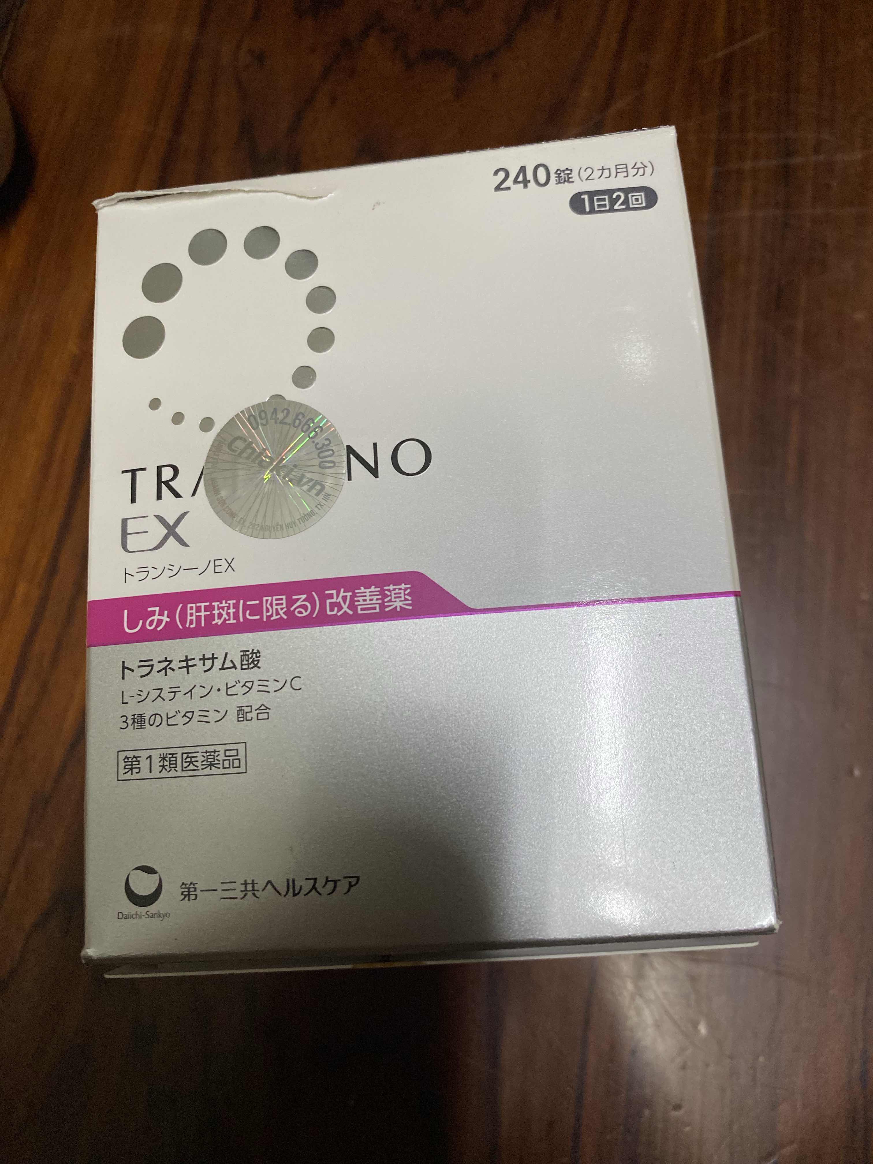 Viên uống Transino Whitening Nhật Bản - Hỗ trợ trắng da, giảm nám, tàn nhang, làm mờ vết thâm, dưỡng da đẹp cho phụ nữ tuổi 30+