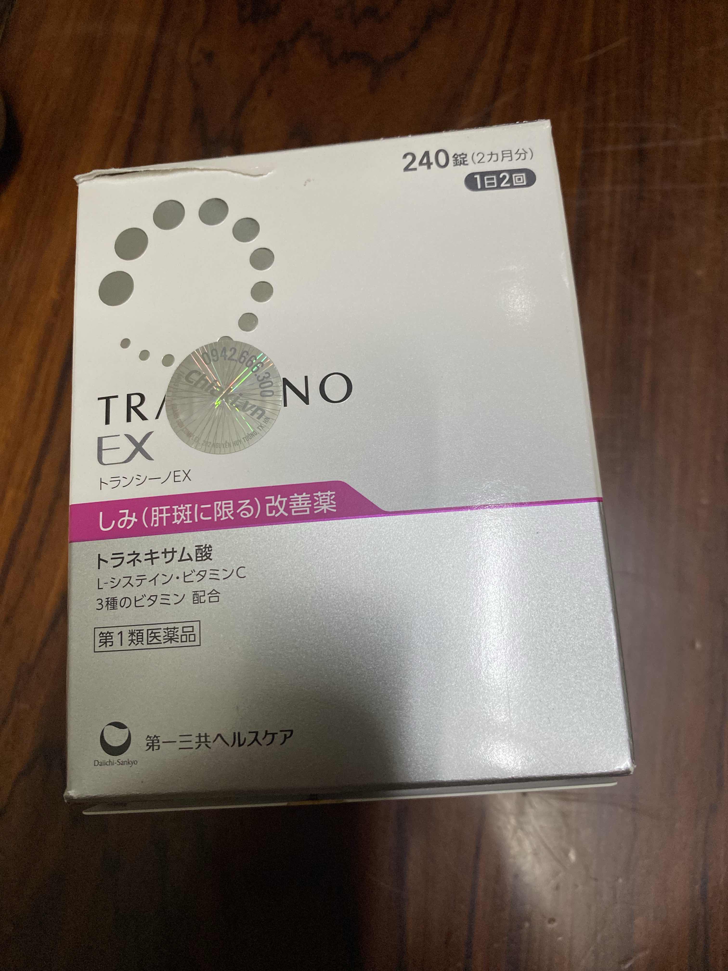 Viên uống Transino Whitening Nhật Bản - Hỗ trợ trắng da, giảm nám, tàn nhang, làm mờ vết thâm, dưỡng da đẹp cho phụ nữ tuổi 30+