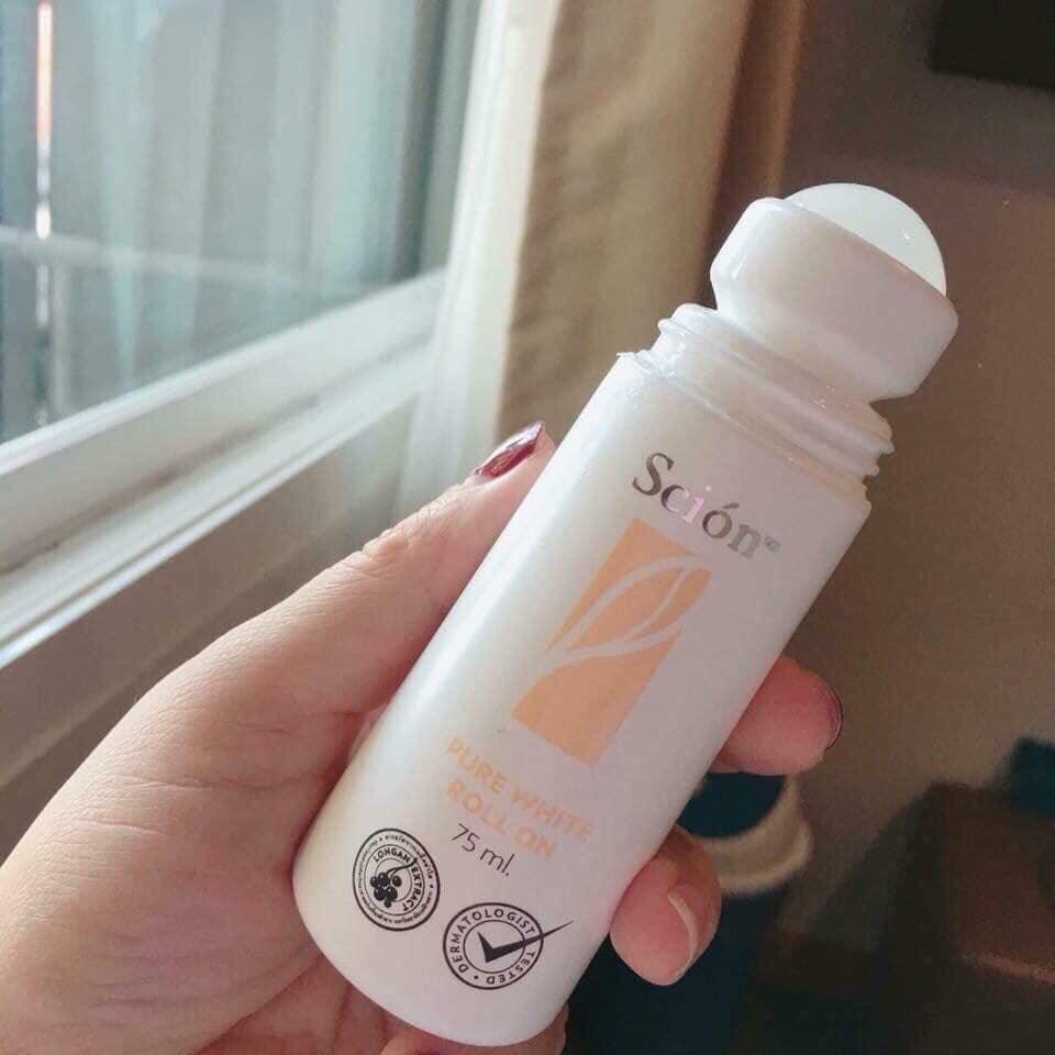 Lăn Khử Mùi Scion Whitening Roll On Mỹ - Giúp Khử Mùi, Trắng Da Dưới Cánh Tay, 24 Giờ Tự Tin, Tự Nhiên, Chăm Sóc Da, 75ml