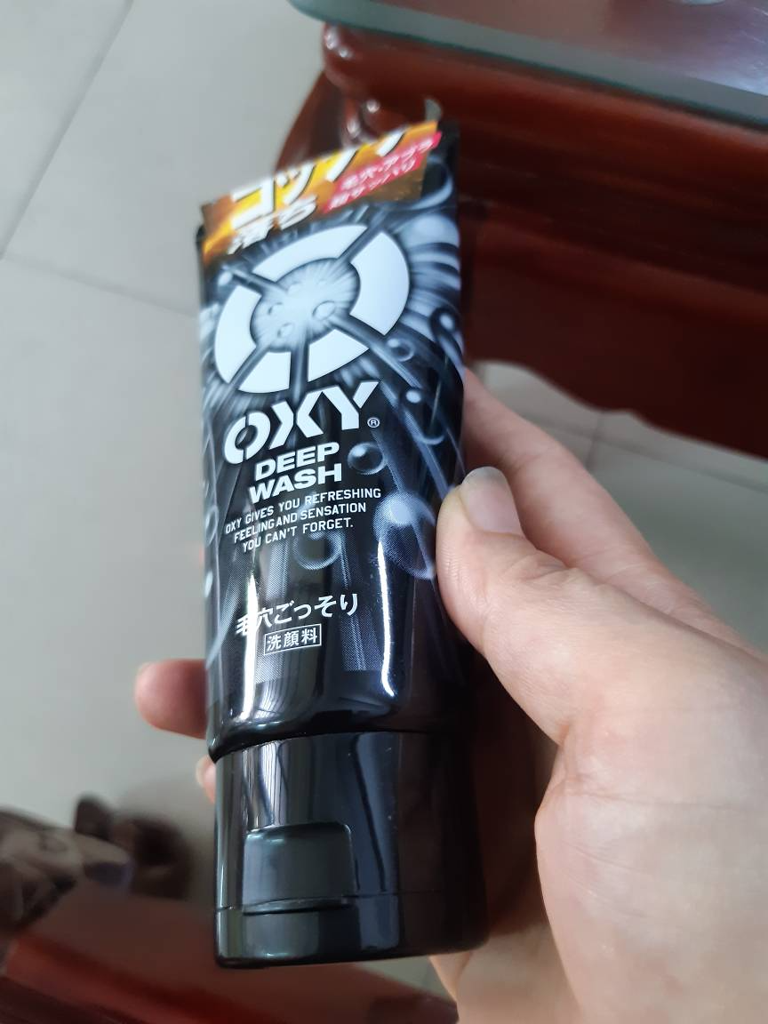 Sữa Rửa Mặt Oxy Deep Wash 130g Dành Cho Nam - Làm Sạch Sâu, Kiềm Dầu, Cấp Ẩm - Sản Phẩm Chính Hãng Rohto