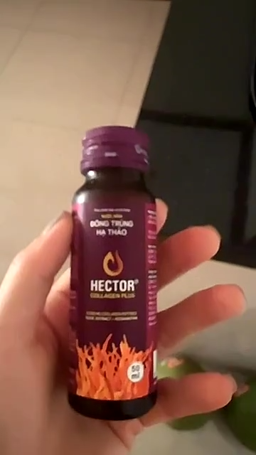 Nước Nấm Đông Trùng Hạ Thảo Hector Collagen Plus 50ml - Hỗ Trợ Làm Đẹp Da, Giảm Nám Hiệu Quả (Hộp 10 Chai)