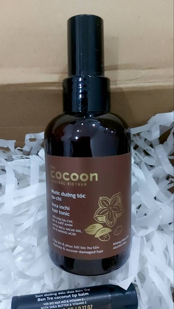 Nước Dưỡng Phục Hồi Tóc Cocoon Sa-Chi Inca Inchi 140ml - Dưỡng Ẩm, Phục Hồi Tóc Hư Tổn, An Toàn Cho Da Đầu Nhạy Cảm