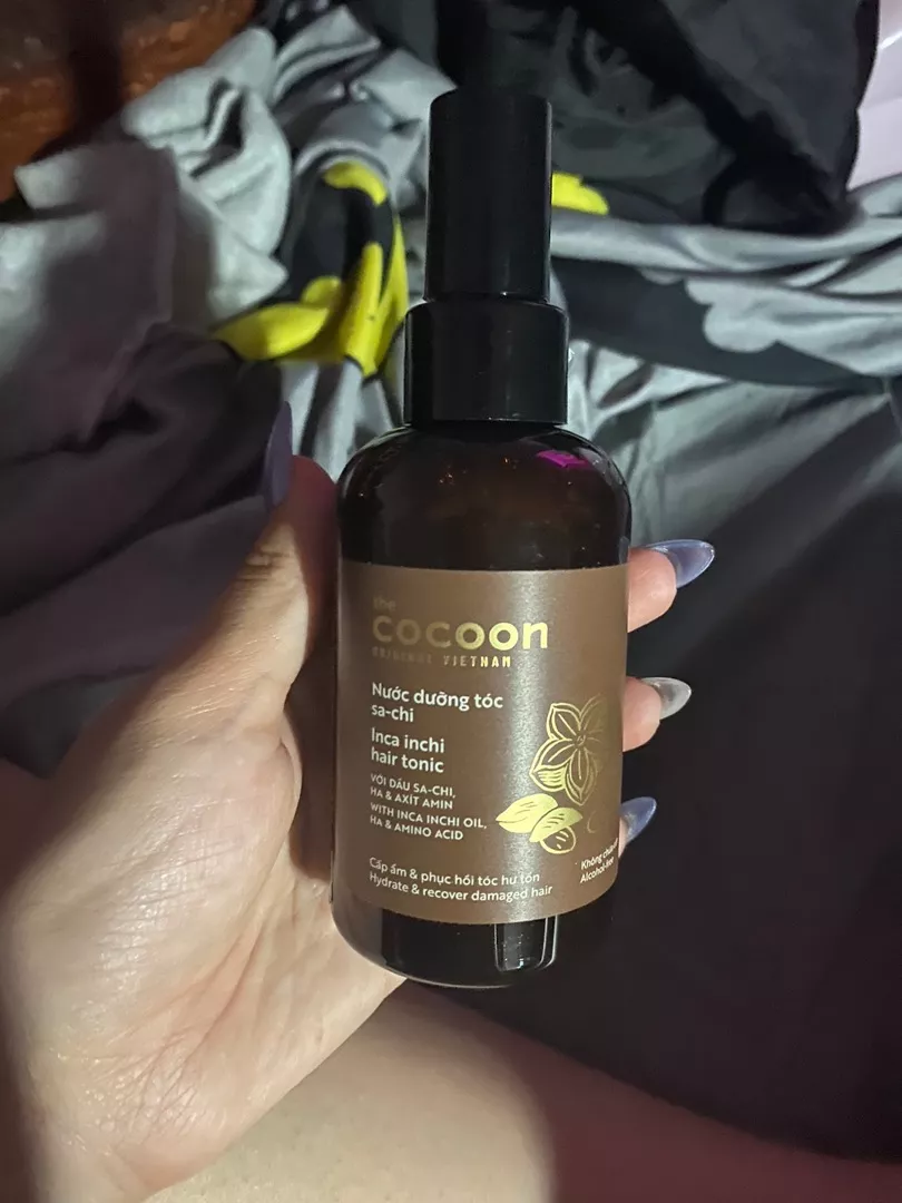 Nước Dưỡng Phục Hồi Tóc Cocoon Sa-Chi Inca Inchi 140ml - Dưỡng Ẩm, Phục Hồi Tóc Hư Tổn, An Toàn Cho Da Đầu Nhạy Cảm