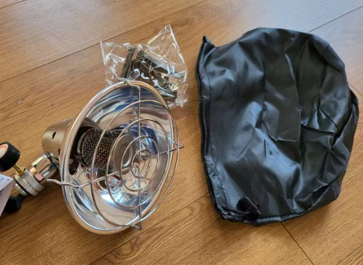 Bếp Lò Sưởi Mini Bằng Gas - Dụng Cụ Cắm Trại Di Động, Nhỏ Gọn Cho Ngoài Trời, Chịu Nhiệt Tốt, Hoạt Động Với Butan