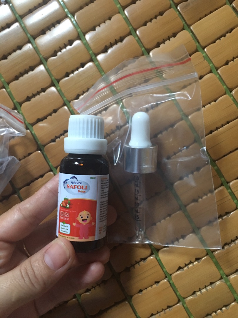 Avisure Safoli Drop - Bổ Sung Sắt Hữu Cơ Dạng Nhỏ Giọt Cho Bé - Giúp Trẻ Tăng Cân, Phòng Ngừa Thiếu Sắt, Dễ Uống