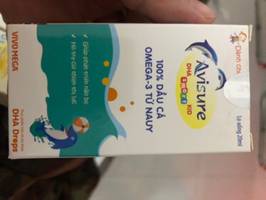 Avisure DHA Smart Kid 20ml - Bổ sung DHA tinh khiết cho trẻ sơ sinh, hỗ trợ phát triển não bộ, hệ thần kinh và thị lực, chất lượng từ Nauy.