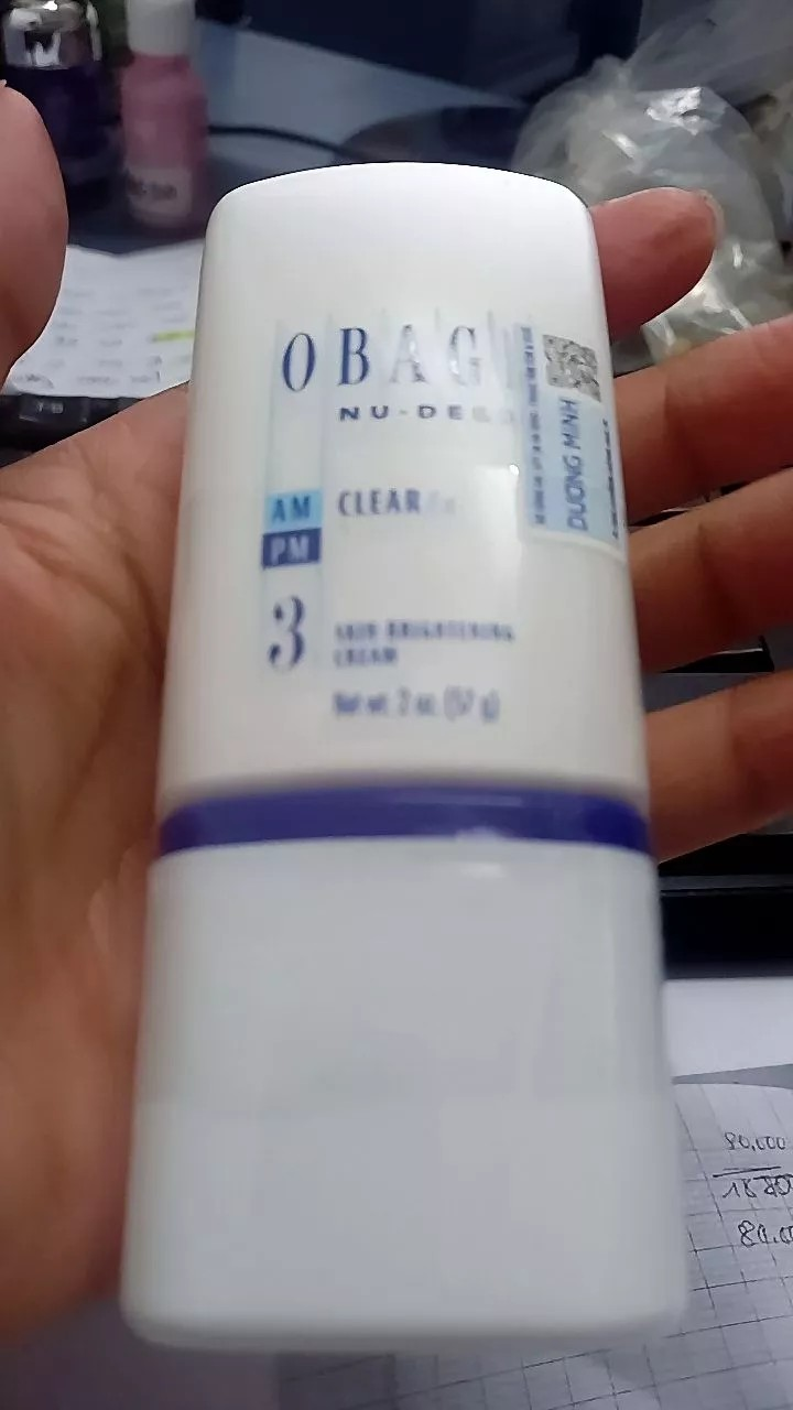 Kem trị nám Obagi Nu-Derm Clear 3 RX 57g - Kem làm sáng da, hỗ trợ tàn nhang, đồi mồi cho mọi loại da, sản phẩm nổi tiếng từ Mỹ