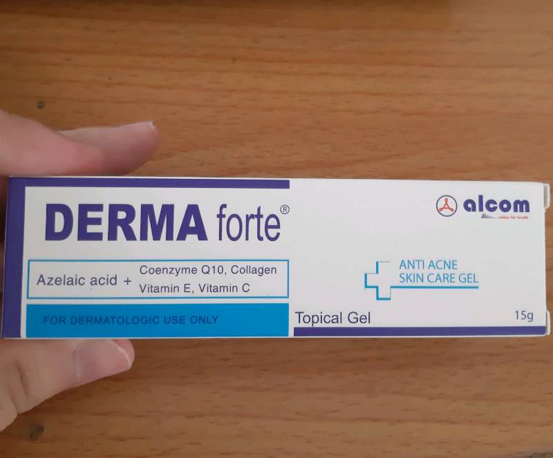 Gel Bôi Trị Mụn và Thâm Sẹo Derma Forte 15g - Hỗ Trợ Ngăn Ngừa Mụn, Giúp Da Mịn Màng và Khỏe Mạnh