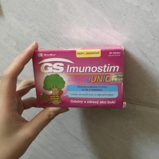 Viên ngậm Gs Imunostim Junior Tăng Cường Miễn Dịch Cho Bé - Hỗ Trợ Ngăn Ngừa Nhiễm Khuẩn Đường Hô Hấp, Hương Vị Ngon Miệng 30 Viên