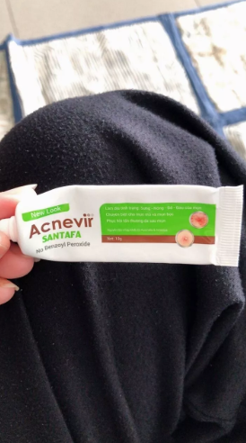 Kem mụn Acnevir xanh chuyên dùng cho da mụn