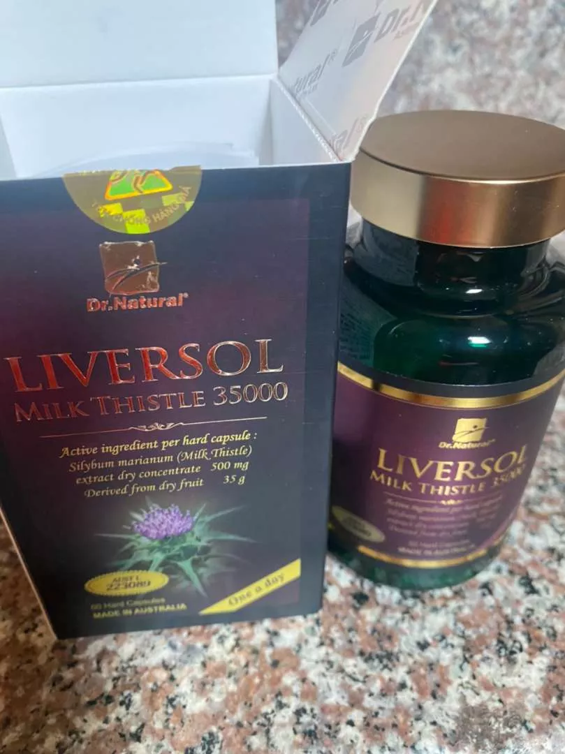 Viên Uống Bổ Gan Liversol Milk Thistle 60 Viên - Hỗ Trợ Tăng Cường Chức Năng Gan, Silymarin Chính Hãng Úc