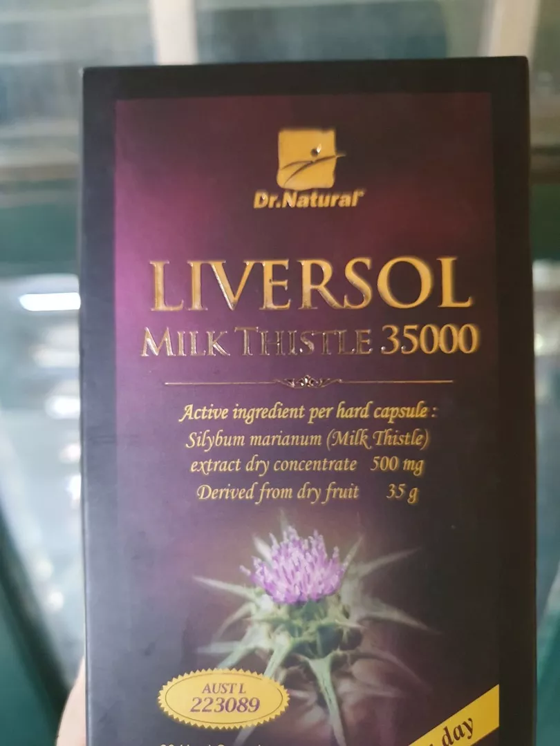 Viên Uống Bổ Gan Liversol Milk Thistle 60 Viên - Hỗ Trợ Tăng Cường Chức Năng Gan, Silymarin Chính Hãng Úc