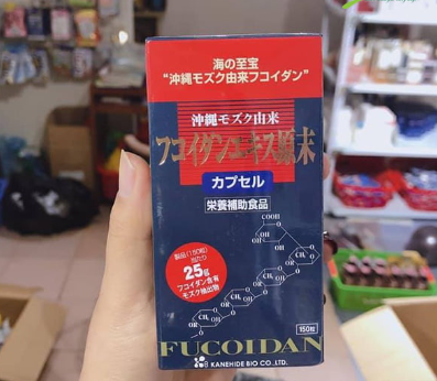Viên uống Fucoidan đỏ Kanehide Bio Nhật Bản 150 viên - Chiết xuất tảo Okinawa hỗ trợ sức khỏe và miễn dịch tự nhiên