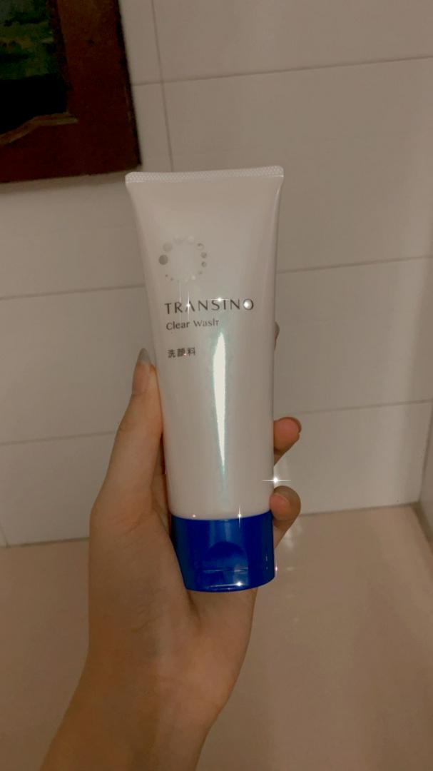 Sữa Rửa Mặt Transino Clear Wash 100g - Giúp Giảm Nám, Làm Sáng Da Từ Collagen & Vitamin C - Dành Cho Tất Cả Các Loại Da