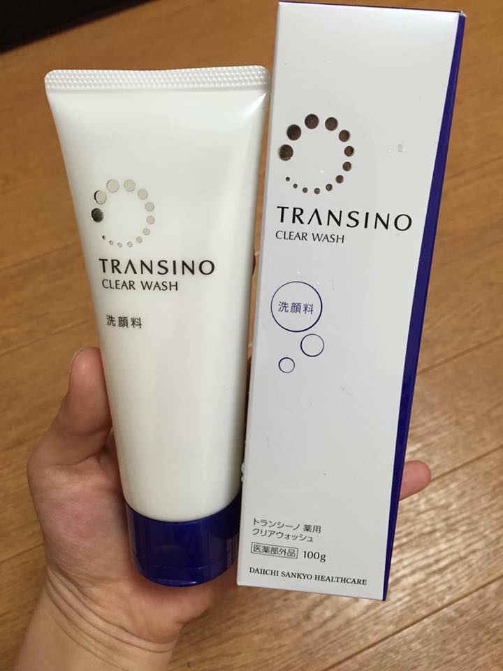 Sữa Rửa Mặt Transino Clear Wash 100g - Giúp Giảm Nám, Làm Sáng Da Từ Collagen & Vitamin C - Dành Cho Tất Cả Các Loại Da