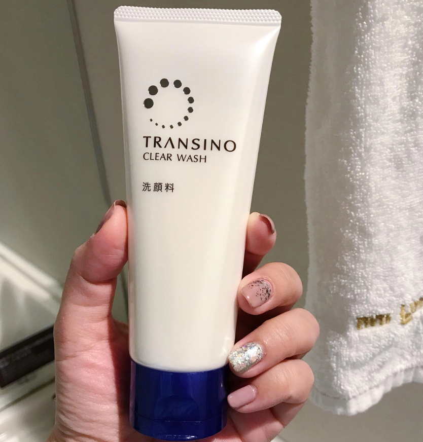 Sữa Rửa Mặt Transino Clear Wash 100g - Giúp Giảm Nám, Làm Sáng Da Từ Collagen & Vitamin C - Dành Cho Tất Cả Các Loại Da
