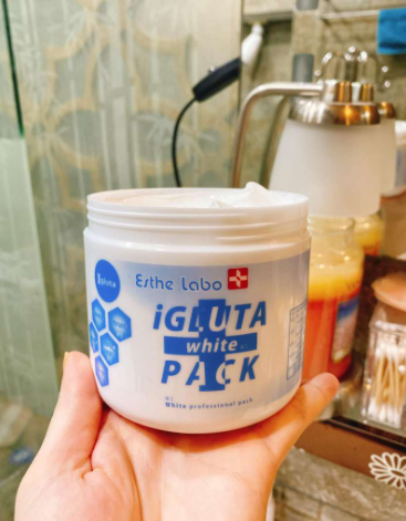 Kem ủ trắng toàn thân Igluta White Pack Nhật Bản 500g - Dưỡng trắng da, cấp ẩm, làm đều màu da, phù hợp mọi loại da