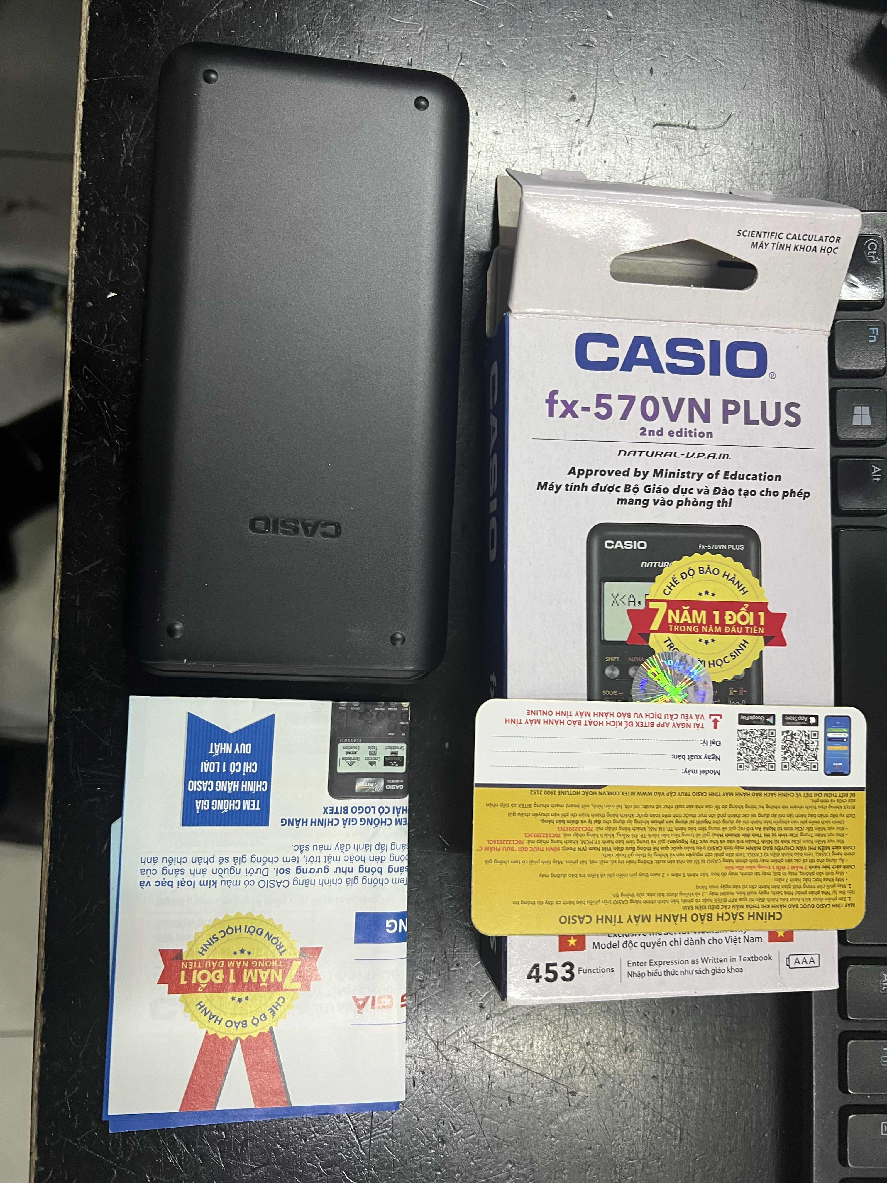 Máy Tính Cầm Tay Casio FX-570VN Plus New 2nd Edition - Dòng Remake Hiện Đại Dành Cho Học Sinh và Sinh Viên