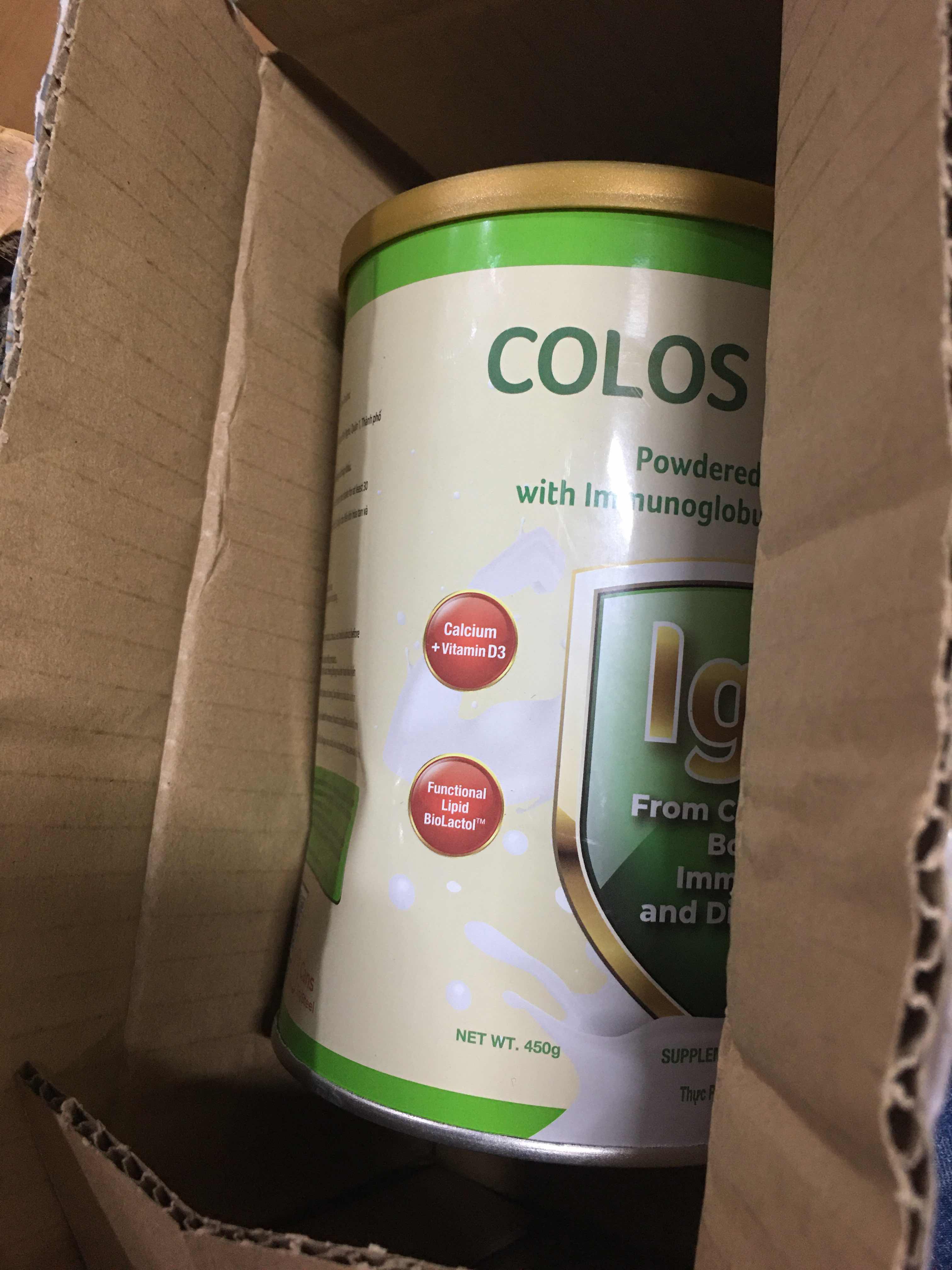 Sữa non Colos IgGold hỗ trợ tăng cường sức đề kháng khỏe mạnh