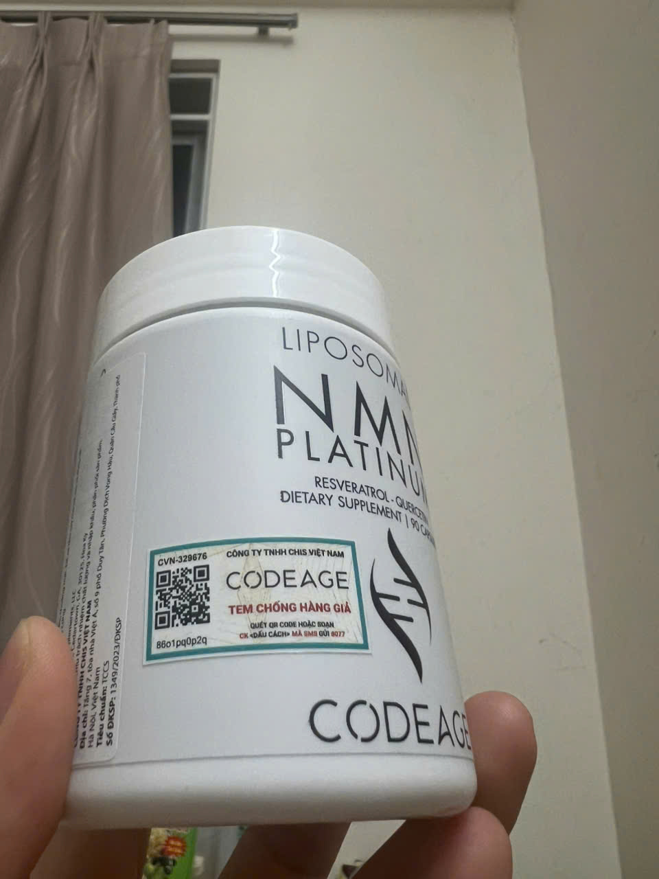Viên Uống Đẹp Da Codeage Liposomal NM Platinum - Cải Thiện Độ Đàn Hồi, Giữ Ẩm, Rạng Rỡ Da Tự Nhiên, Hỗ Trợ Chống Oxy Hóa