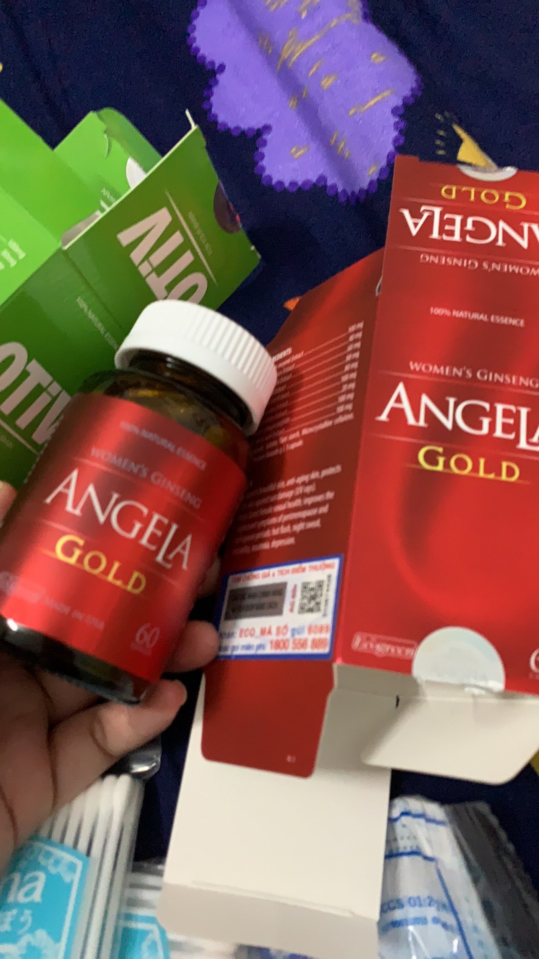 Sâm Angela Gold - Viên uống hỗ trợ cân bằng nội tiết tố nữ, làm đẹp da, 60 viên - Giải pháp cho phụ nữ tuổi trung niên và tiền mãn kinh