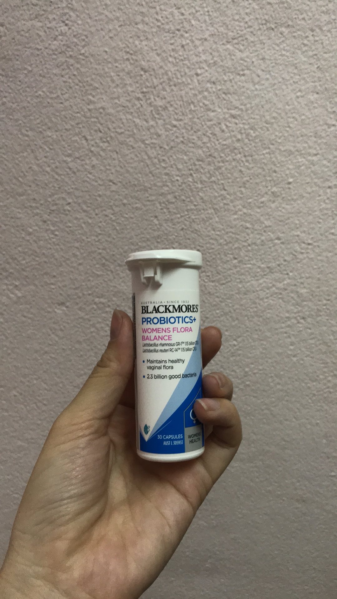 Men vi sinh Blackmores Probiotics+ Women's Flora Balance - Hỗ trợ sức khỏe vùng kín với 2.3 tỷ lợi khuẩn Lactobacillus GR-1™ và RC-14™