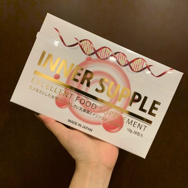 Nước uống Inner Supple Nhật Bản hỗ trợ cân bằng nội tiết tố nữ, cải thiện sức khỏe và làn da, dễ uống, 28 gói/hộp.