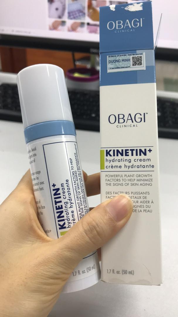 Combo Kem Dưỡng và Serum Phục Hồi Da Obagi Clinical Kinetin 50ml & 30ml - Dưỡng Ẩm Tối Ưu, Giúp Da Mịn Màng Khỏe Mạnh