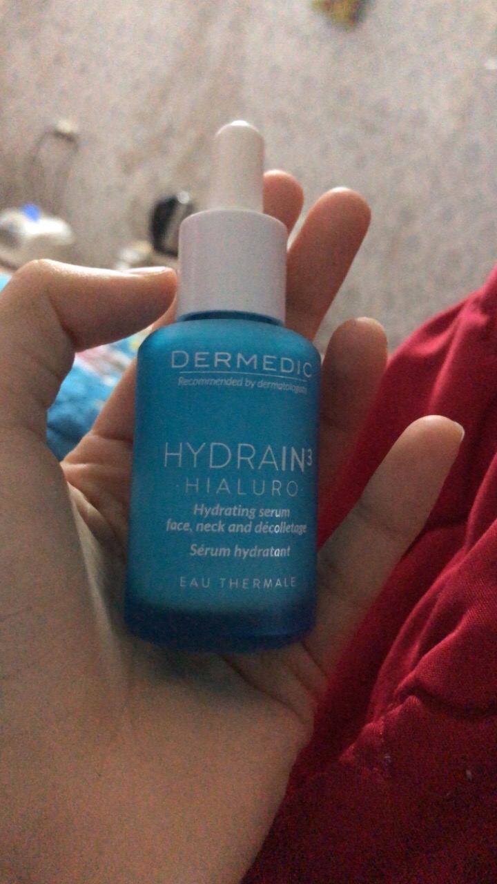 Serum Cấp Ẩm Dermedic Hydrain3 Hialuro 30ml - Dưỡng Ẩm Cho Da Khô Mịn Màng, Bảo Vệ Tươi Tắn, Chứa Axit Hyaluronic 15%