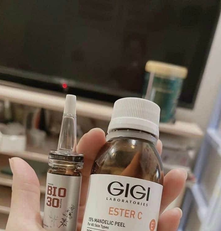 Tinh chất Gigi Ester C 15% Mandelic Peel - Serum Trẻ Hóa, Đều Màu Da, Làm Sạch Sâu, Phù Hợp Cho Da Nhạy Cảm, 100ml