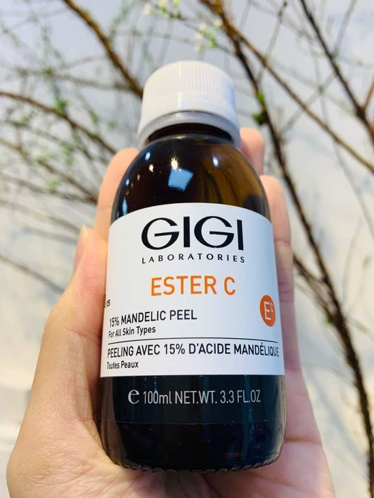 Tinh chất Gigi Ester C 15% Mandelic Peel - Serum Trẻ Hóa, Đều Màu Da, Làm Sạch Sâu, Phù Hợp Cho Da Nhạy Cảm, 100ml