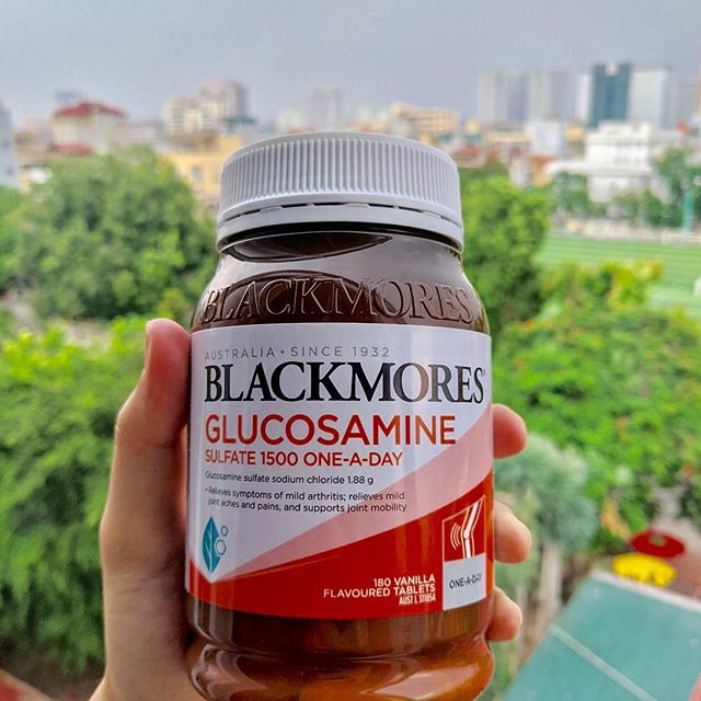 Viên uống hỗ trợ xương khớp Blackmores Glucosamine 1500mg One-A-Day của Úc - 180 viên, giải pháp cho sức khỏe khớp linh hoạt