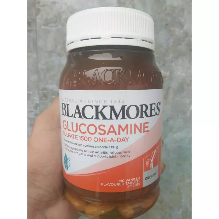 Viên uống hỗ trợ xương khớp Blackmores Glucosamine 1500mg One-A-Day của Úc - 180 viên, giải pháp cho sức khỏe khớp linh hoạt