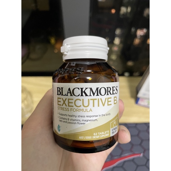 Viên uống Blackmores Executive B Stress Formula - Giải pháp giảm căng thẳng hiệu quả với Vitamin nhóm B từ thiên nhiên - Hỗ trợ giấc ngủ và tinh thần thoải mái.