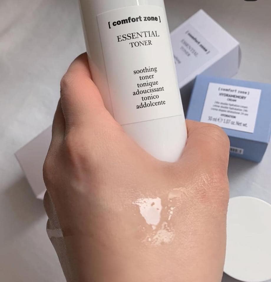 Nước Dưỡng Cấp Ẩm Comfort Zone Essential Toner 200ml - Toner Không Chứa Cồn, Dưỡng Da Mềm Mại, Phù Hợp Mọi Loại Da