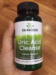 Viên uống Swanson Uric Acid Cleanse Mỹ - Hỗ Trợ Giảm Gout & Sức Khỏe Vận Động - Thực Phẩm Chức Năng Chính Hãng 60 Viên