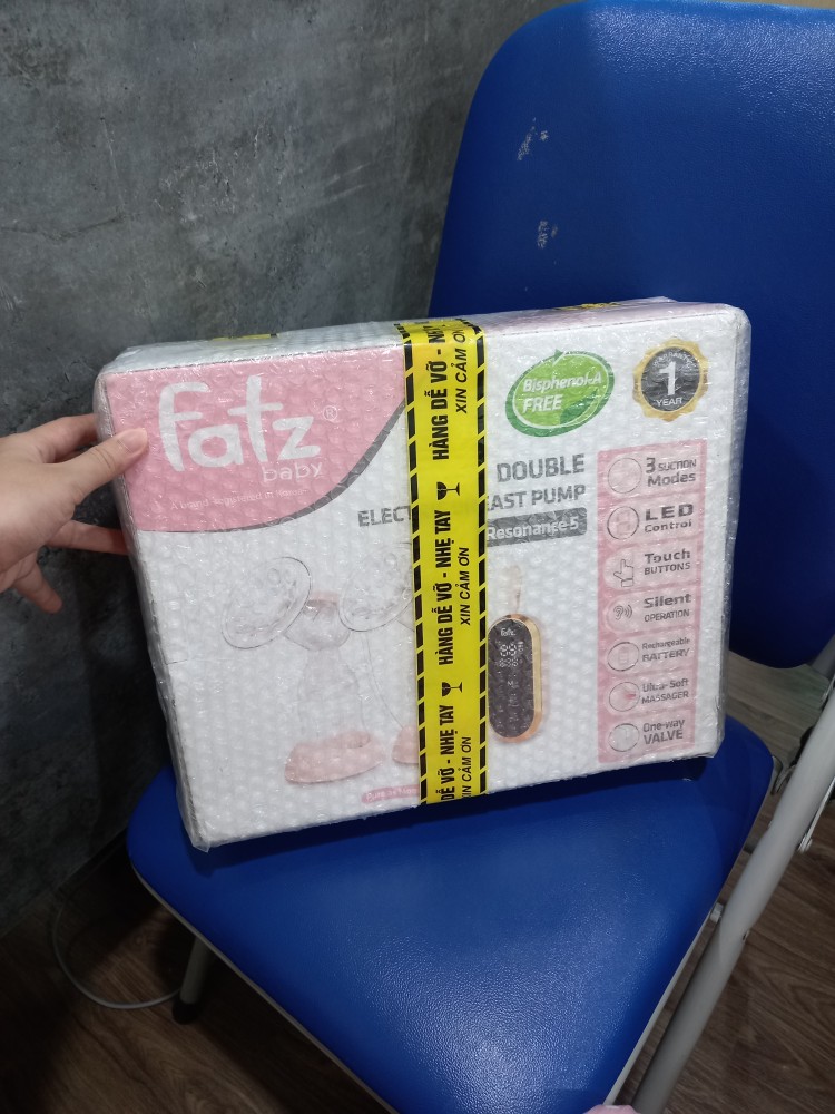 Máy Hút Sữa Điện Đôi Fatzbaby Resonance 5 Chính Hãng - Thiết Kế Hiện Đại, Vận Hành Thông Minh, Tiết Kiệm Thời Gian Cho Mẹ
