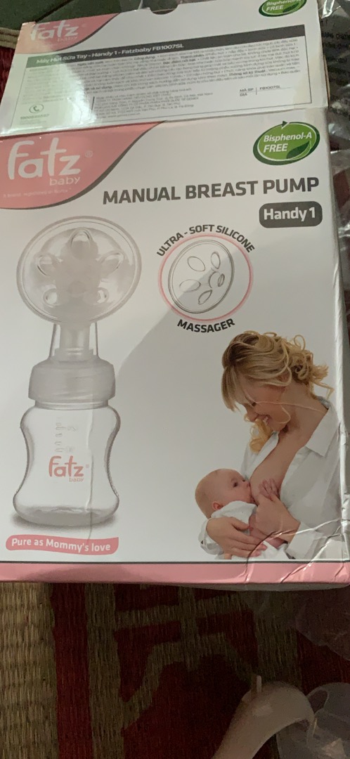 Máy Hút Sữa Bằng Tay Fatzbaby Handy 1 FB1007SL - Dụng Cụ Tăng Tiết Sữa An Toàn, Thiết Kế Nhỏ Gọn, Chất Liệu Cao Cấp, Điều Chỉnh Lực Hút
