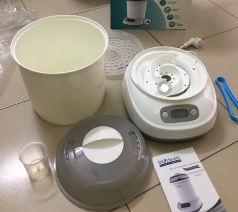 Máy Tiệt Trùng và Sấy Khô Bình Sữa BioHealth BH8910 - Tiệt Trùng 8 Bình Cùng Lúc, Diệt 99.99% Vi Khuẩn, Bảo Hành 12 Tháng
