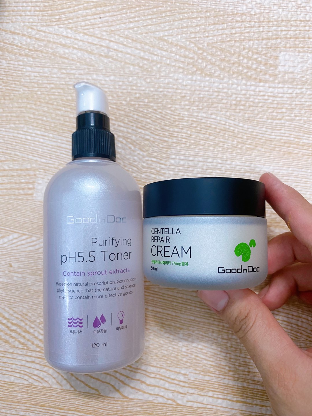 Kem Dưỡng Ẩm Phục Hồi GoodnDoc Centella Repair Cream 50ml - Dưỡng Da Khỏe Mạnh, Cấp Ẩm, Phục Hồi Da Hư Tổn Cho Mọi Loại Da