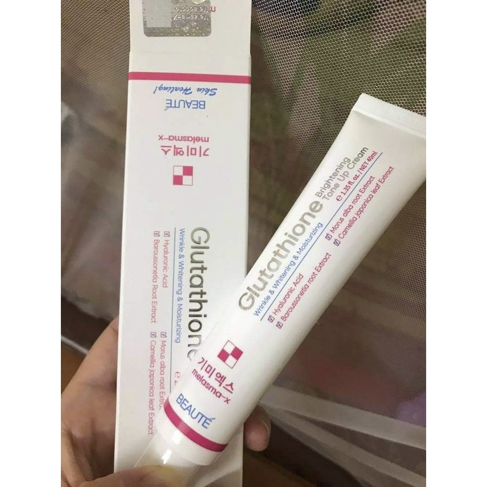Kem Dưỡng Trắng Da Melasma-X Glutathione Brightening Tone Up Cream 40ml - Chăm Sóc Làn Da Sáng Bóng và Căng Mịn
