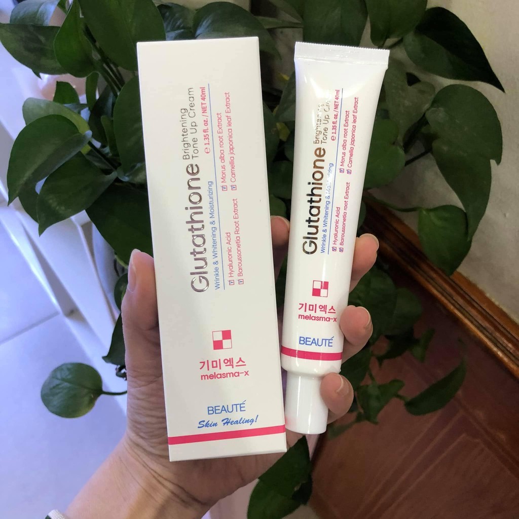 Kem Dưỡng Trắng Da Melasma-X Glutathione Brightening Tone Up Cream 40ml - Chăm Sóc Làn Da Sáng Bóng và Căng Mịn