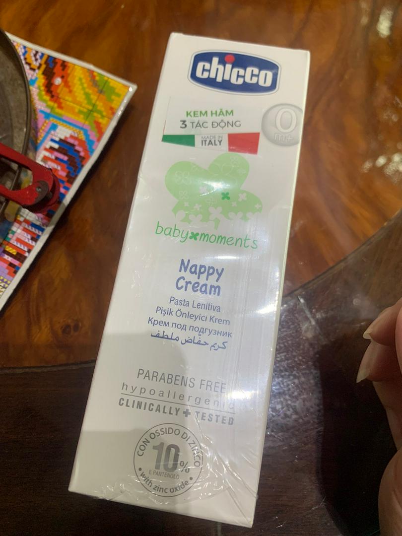 Kem Hăm 3 Tác Động Chicco 100ml - Giảm Hăm, Dưỡng Da, An Toàn Cho Trẻ Sơ Sinh, Chống Hăm Hiệu Quả, Không Gây Kích Ứng