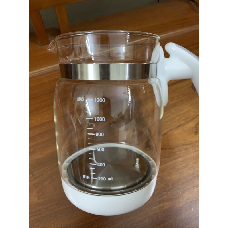 Bình Đựng Nước Thủy Tinh Thay Thế Máy Hâm Sữa Fatzbaby Quick 3 - Dung Tích 1200ml, Chịu Nhiệt Tốt, Dễ Vệ Sinh
