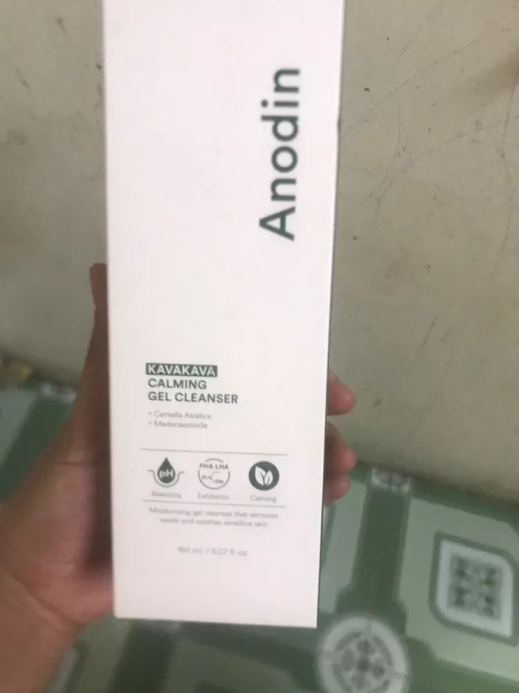 Gel Rửa Mặt Dầu Mụn Nhạy Cảm Anodin KavaKava Calming 150ml - Sạch Sâu, Cân Bằng Da, Giảm Kích Ứng, Tươi Mát