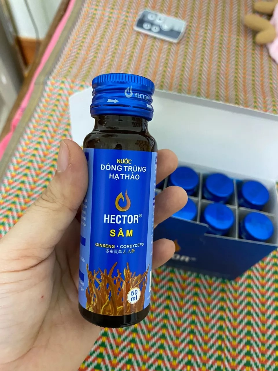 Nước Uống Đông Trùng Hạ Thảo Hector Sâm Chính Hãng Lavite - Tăng Cường Sức Khỏe, Giấc Ngủ Ngon và Khỏe Mạnh Hơn
