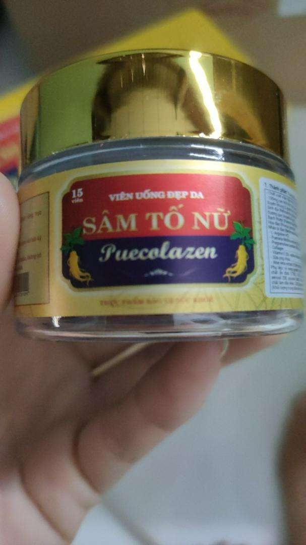 Viên Uống Sâm Tố Nữ Puecolazen - Hỗ Trợ Bổ Sung Nội Tiết Tố, Cải Thiện Nếp Nhăn, Tăng Cường Đàn Hồi Da, 800g