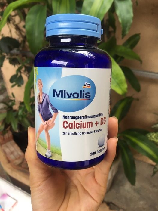 Viên uống Mivolis Calcium + D3 Đức 300 viên - Bổ sung Canxi và Vitamin D3 cho xương chắc khỏe, hỗ trợ sức khỏe toàn diện