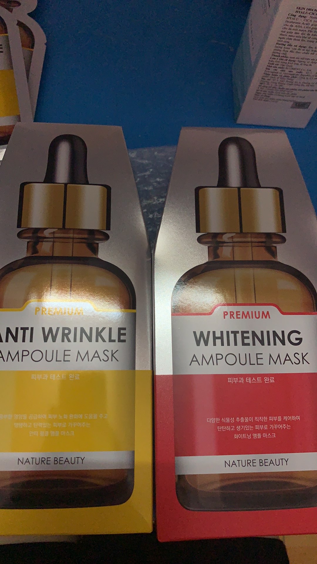 Mặt Nạ Tế Bào Gốc Nature Beauty Ampoule Mask - Dưỡng Da Chống Nhăn, Trẻ Hóa, Dưỡng Trắng, Hỗ Trợ Cấp Ẩm Cho Mọi Loại Da