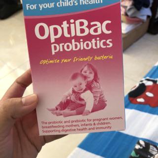 Men vi sinh Optibac cho trẻ từ 0-12 tuổi - Hỗ trợ tiêu hóa, cải thiện táo bón và sức khỏe hệ vi sinh đường ruột cho trẻ nhỏ và mẹ bầu